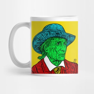 JEAN-HENRI FABRE ink and acrylic portrait Mug